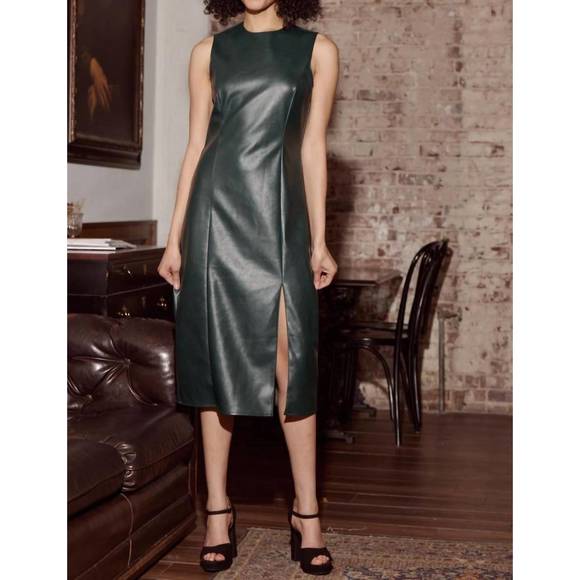 NEW LUCY PARIS suri midi dress in green - Picture 1 of 4